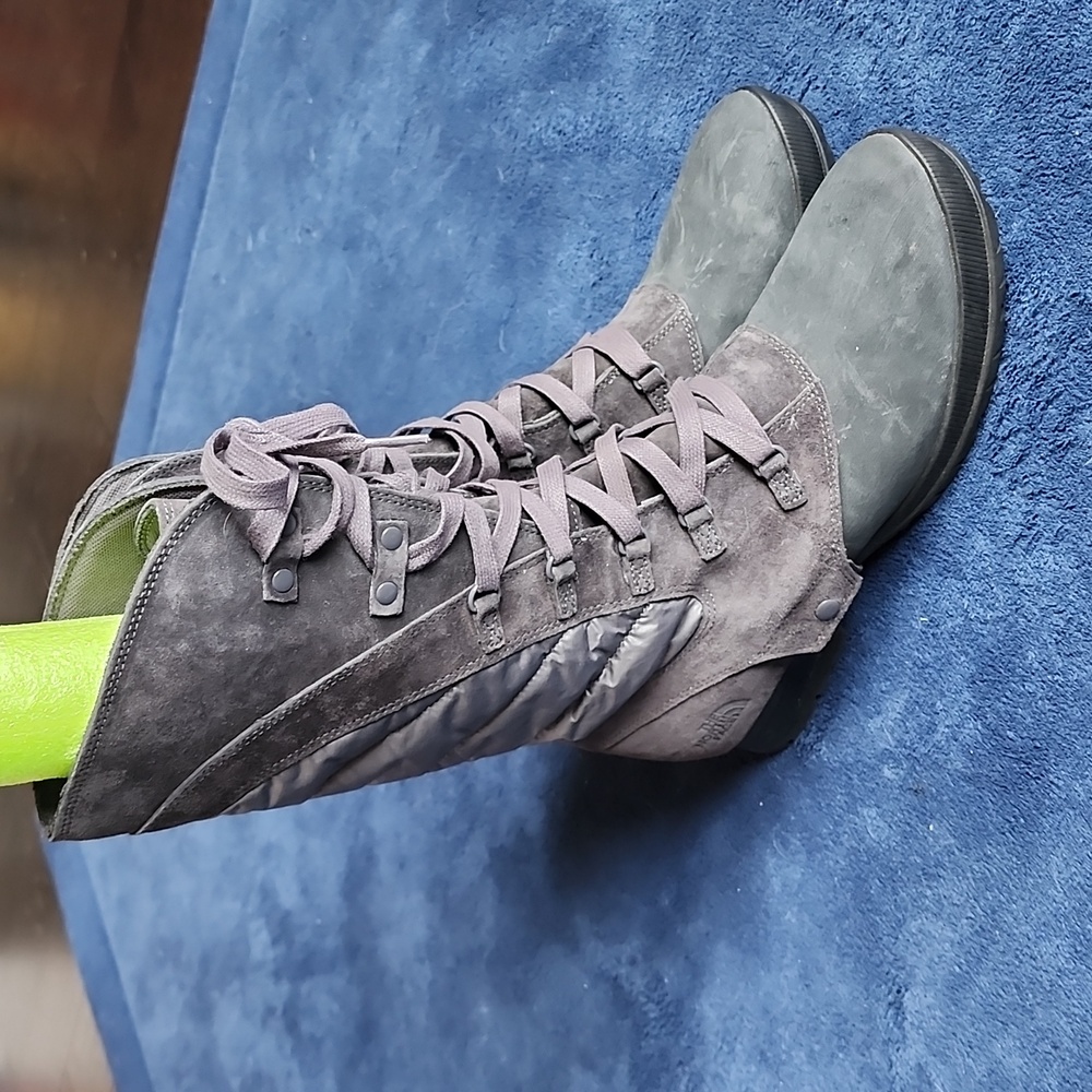 The North Face Women's Zophia Tall Gray/Purple Boots Size 9.5